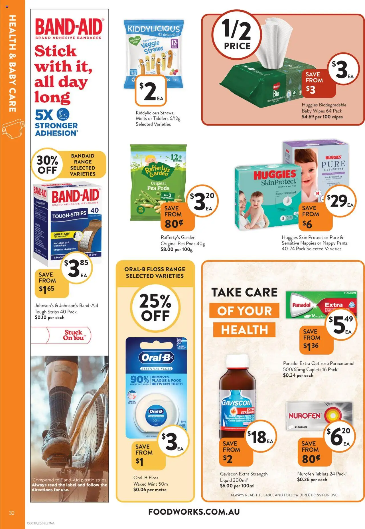 Foodworks catalogue - valid from 20.08.2025 | Page: 32 | Products: Pants, Straws, Pea, Tablets