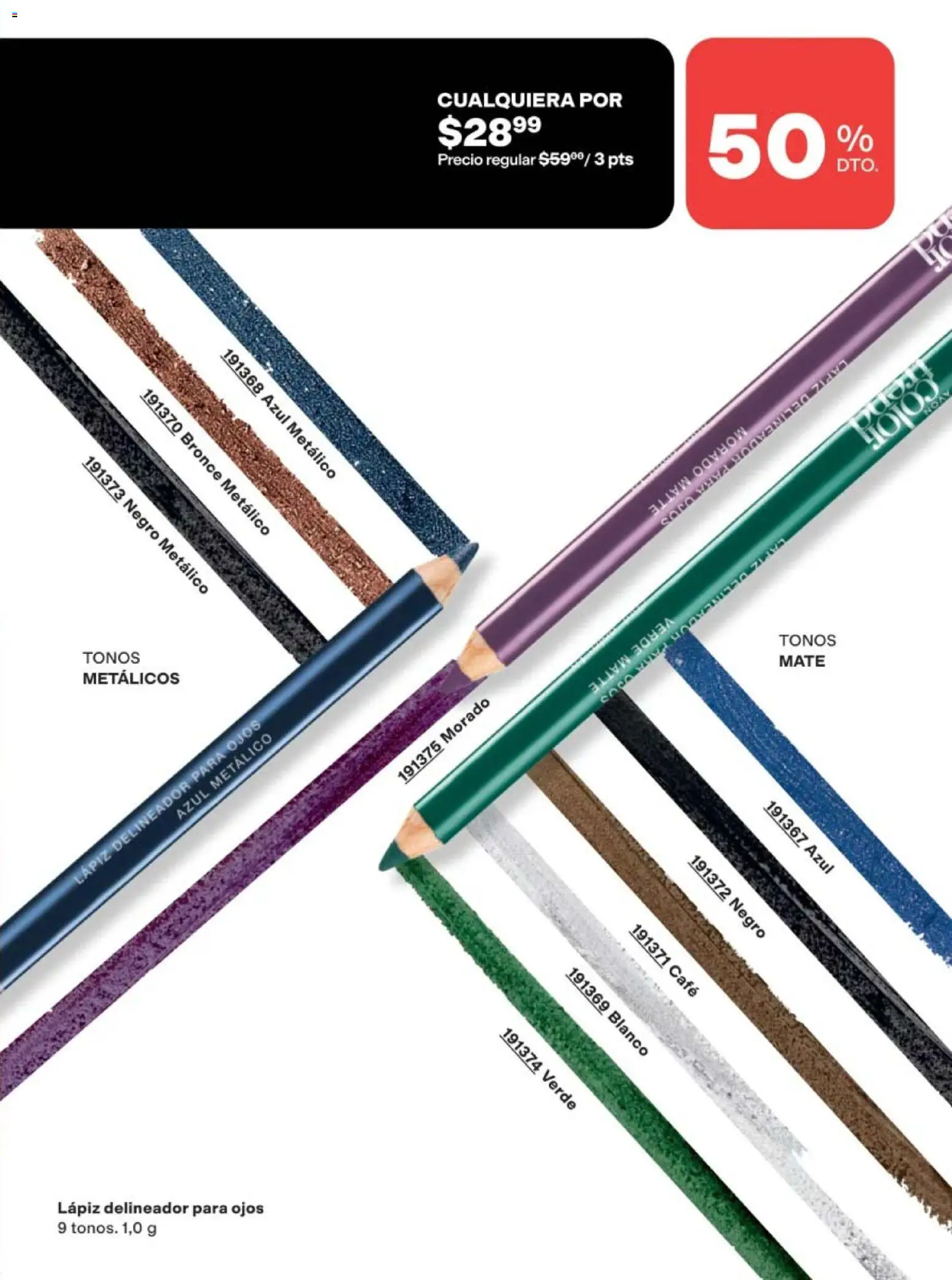 Nuevas ofertas de AVON válidas en toda la República Mexicana desde el 02.04.2026. ¡Encuentra las mejores ofertas en AVON campaña 6 2026! | Página: 101 | Productos: Café, Mate, Delineador