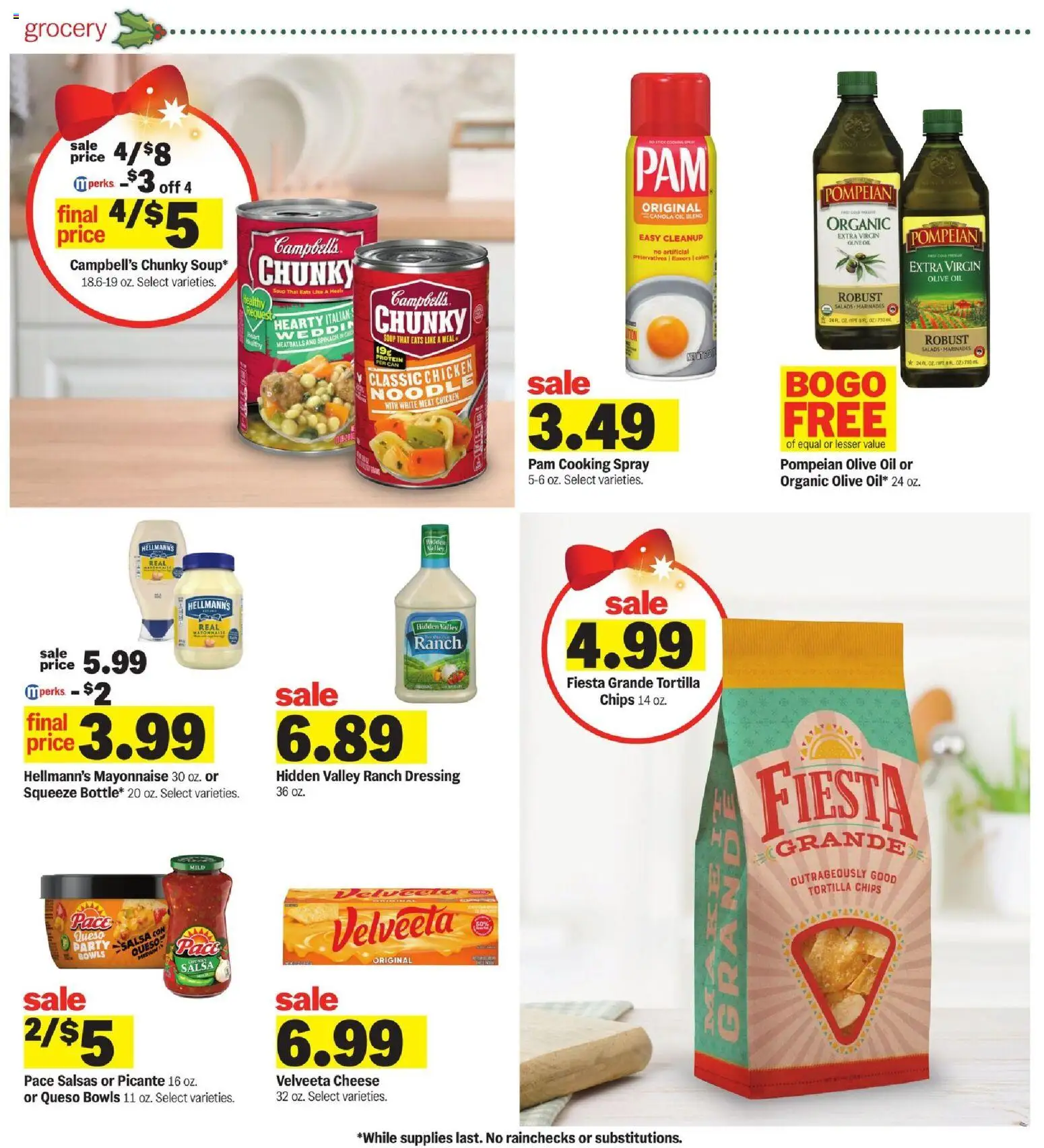 Meijer Weekly Ad - MI - valid from 17.12.2025 | Page: 12 | Products: Spinach, Cheese, Chips, Mayonnaise
