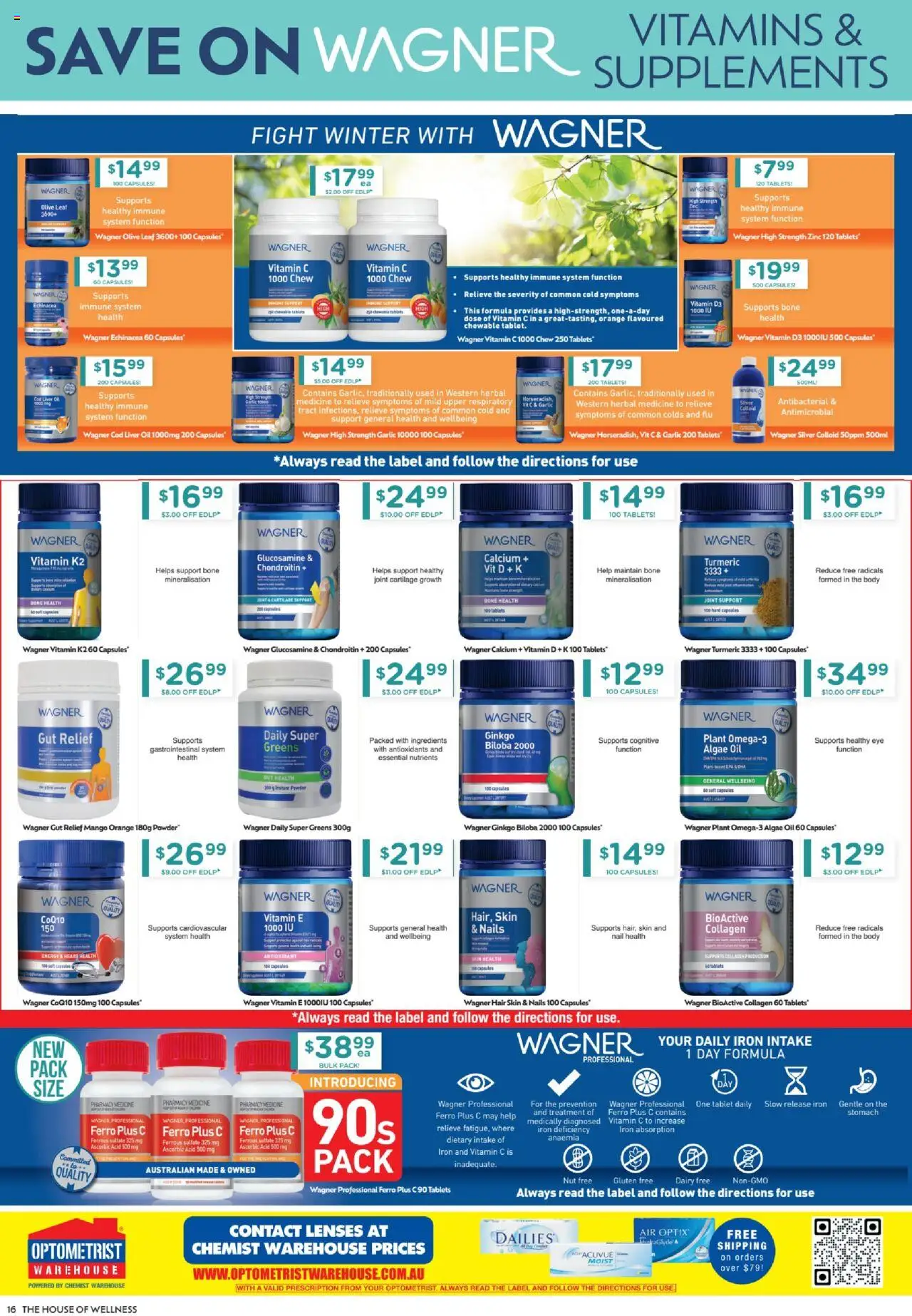 Chemist Warehouse catalogue - valid from 07.08.2025 | Page: 16 | Products: Dairy, Tablet, Herbal, Zinc
