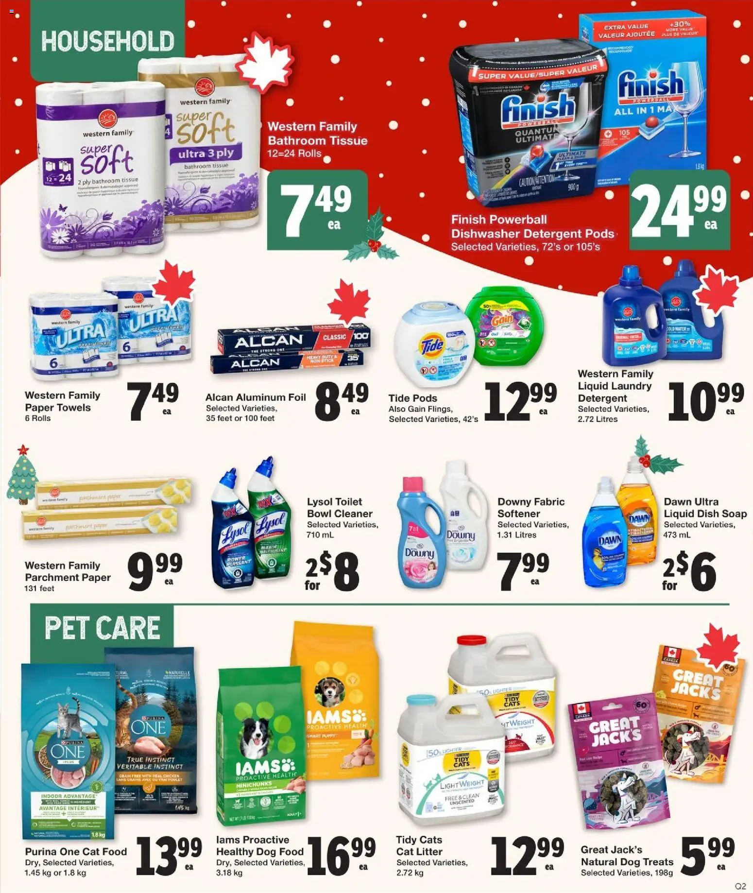 Quality Foods flyer valid from 11.12.2025 | Page: 14 | Products: Dishwasher, Soap, Detergent, Chicken