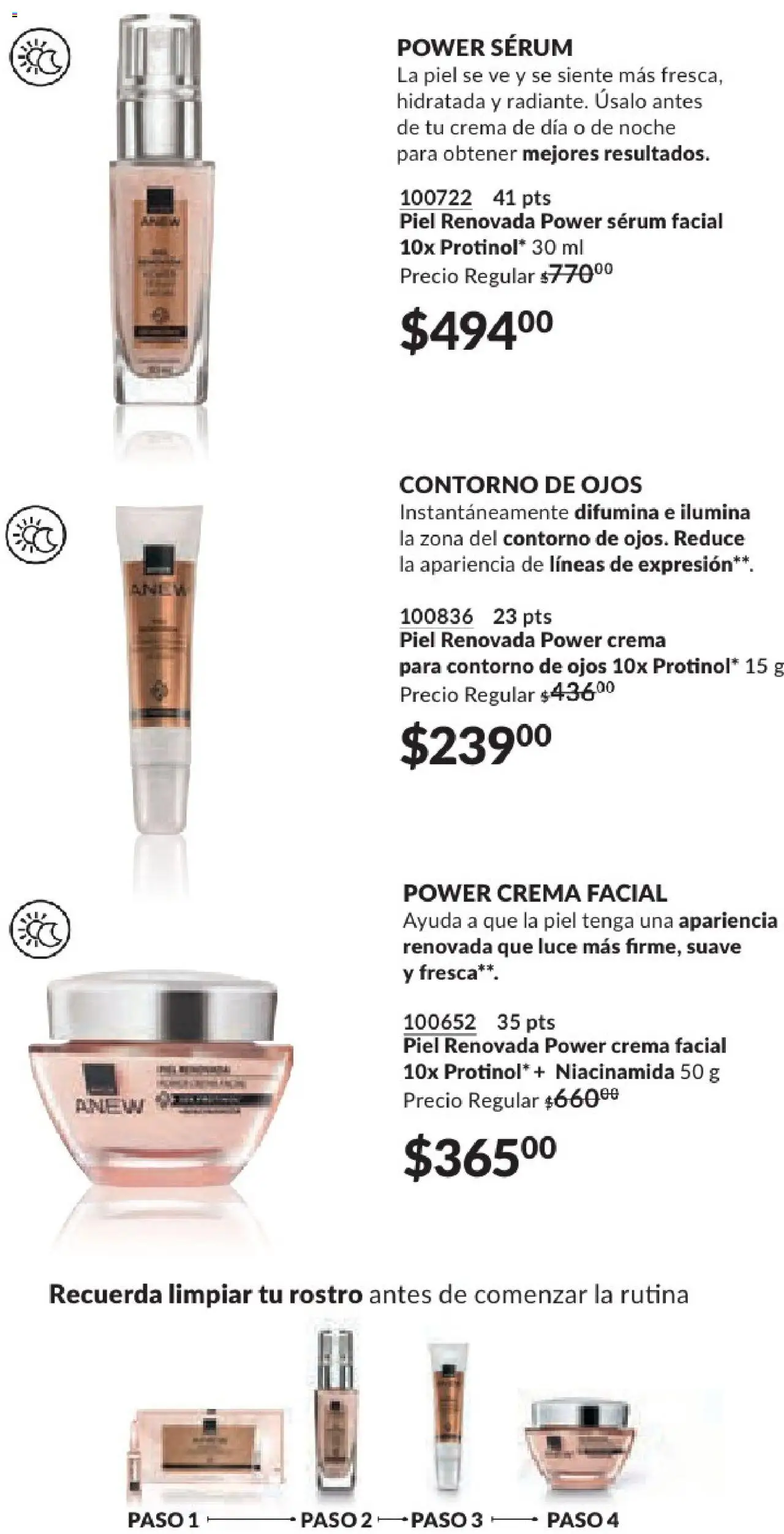 Nuevas ofertas de AVON válidas en toda la República Mexicana desde el 17.03.2025. ¡Encuentra las mejores ofertas en AVON campaña 7 2025! | Página: 5 | Productos: Contorno de ojos, Serum, Crema, Contorno