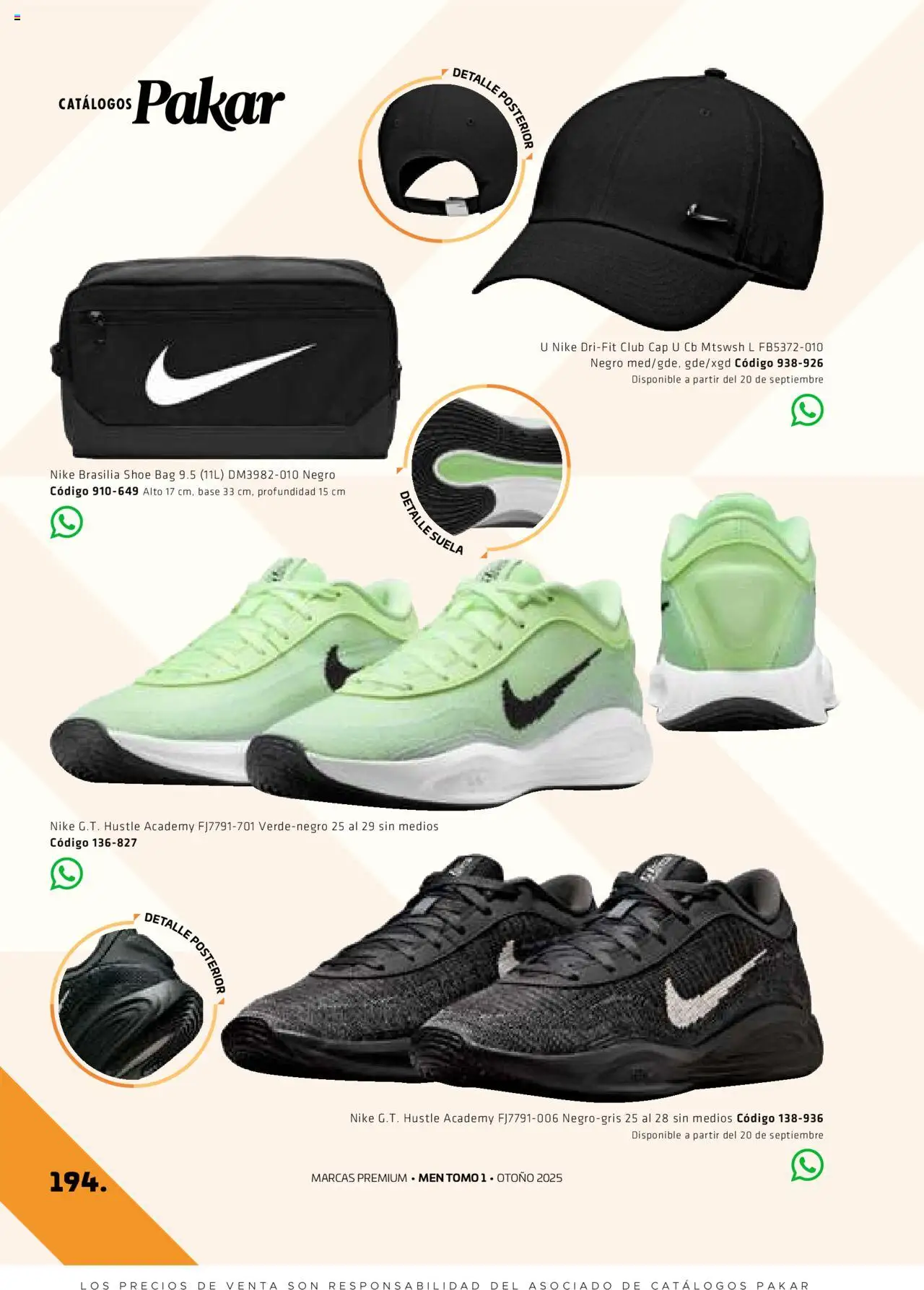 Nuevas ofertas de SC Pakar válidas en toda la República Mexicana desde el 29.08.2025. ¡Encuentra las mejores ofertas en SC Pakar - Catálogo Otoño Men Tomo 1! | Página: 194