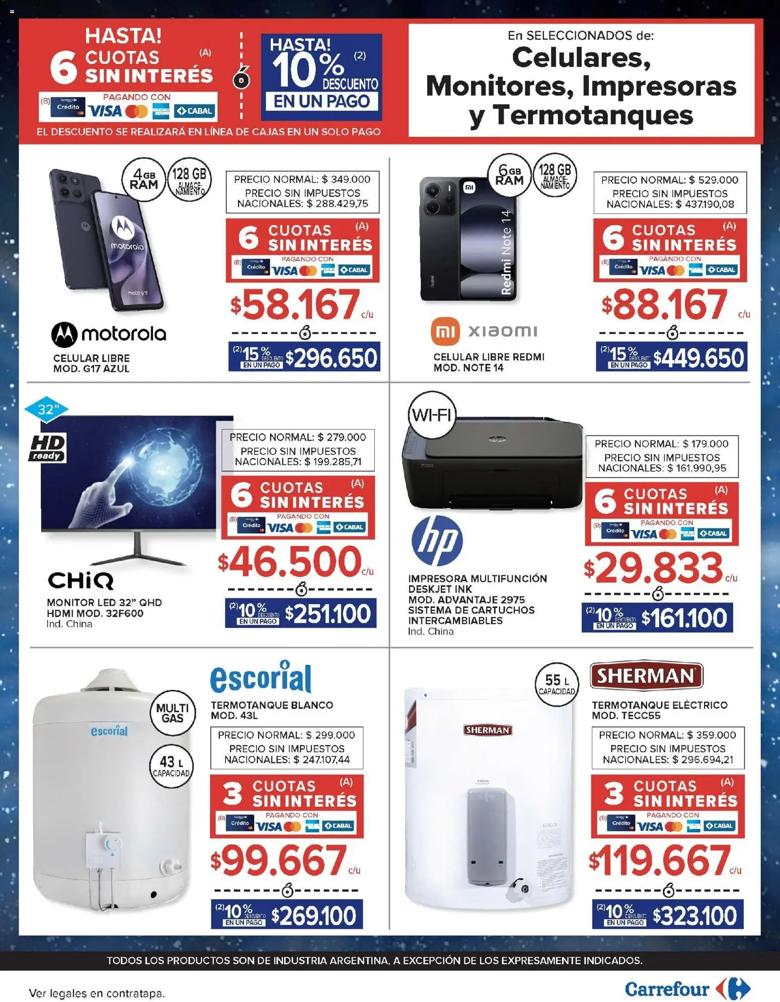 Carrefour - Carrefour Hiper │ válido desde el 28.04.2026 | Página: 25 | Productos: Monitor, Impresora, Termotanque