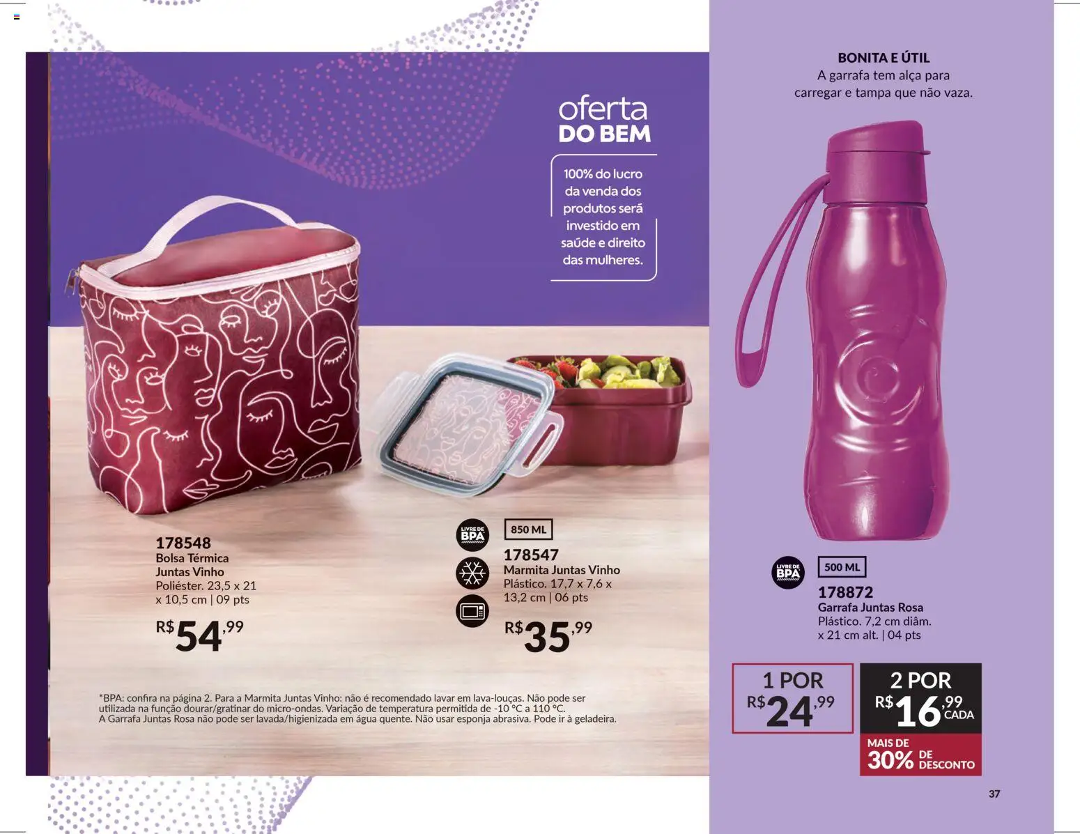 Avon Folheto - válido de 15.01.2026 | Página: 37 | Produtos: Esponja, Vinho, Bolsa
