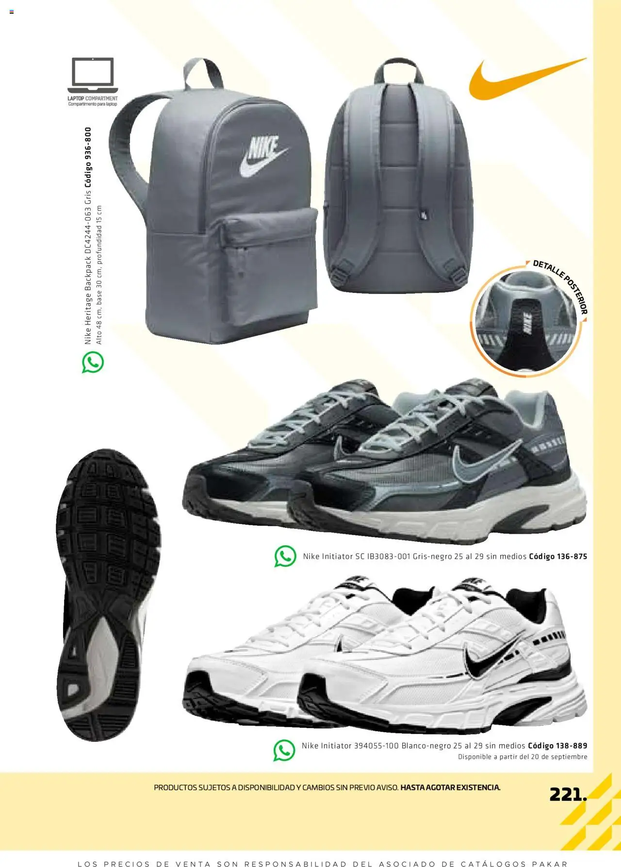 Nuevas ofertas de SC Pakar válidas en toda la República Mexicana desde el 29.08.2025. ¡Encuentra las mejores ofertas en SC Pakar - Catálogo Otoño Men Tomo 1! | Página: 221