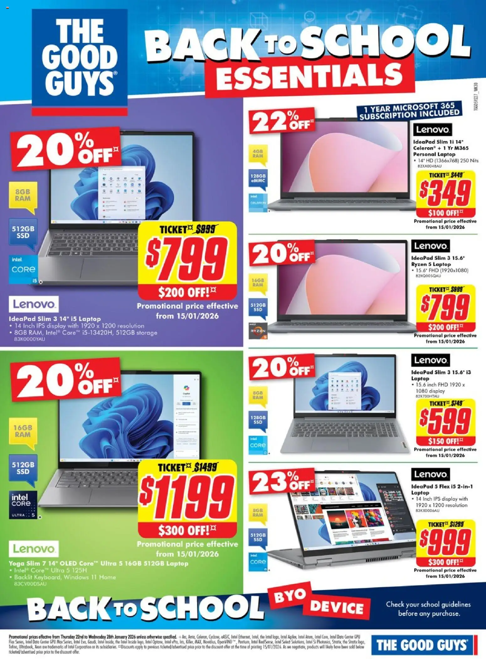 The Good Guys catalogue - valid from 21.01.2026 | Page: 3 | Products: Device, Laptop