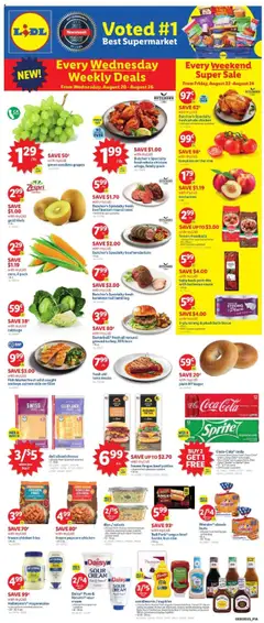 Preview of Lidl weekly ads valid from 20.08.2025