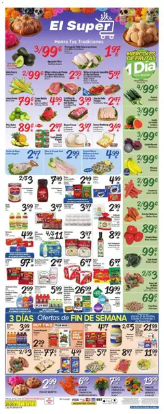 Preview of El Super weekly ads valid from 29.10.2025