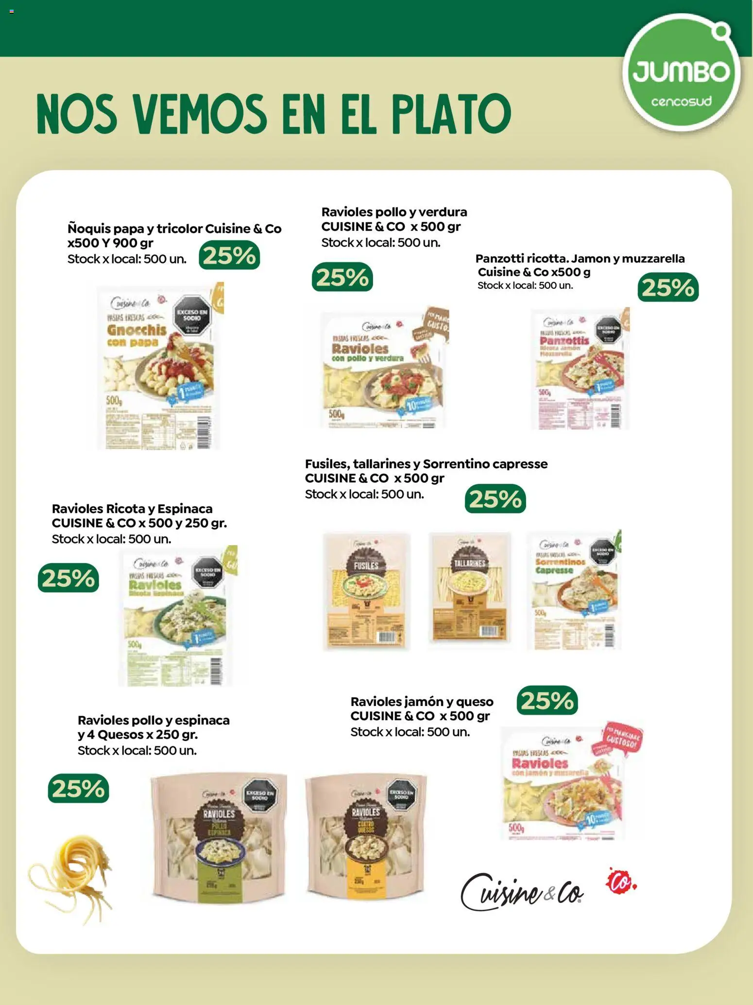 Jumbo - Especial Marcas Propias │ válido desde el 16.03.2026 | Página: 7 | Productos: Muzzarella, Jamón, Ravioles, Espinaca