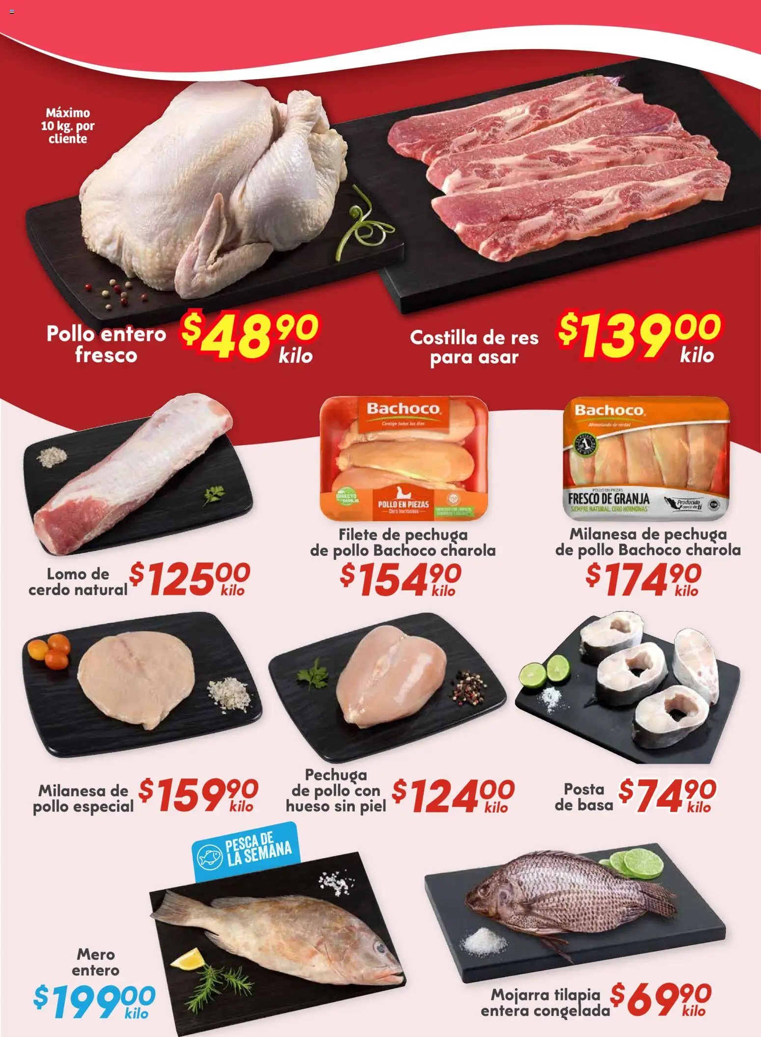 Nuevas ofertas de Soriana válidas en toda la República Mexicana desde el 15.11.2025. ¡Encuentra las mejores ofertas en Soriana - Ahorratón Híper: Ags, Nay, Jal, Qro, Col, Mich, Gto, Hgo, Tlax, Mor, Pue, Gro, Oax, Edo. de Mex, Valle de México, Zac y! | Página: 6 | Productos: Pollo, Milanesa, Cerdo, Res