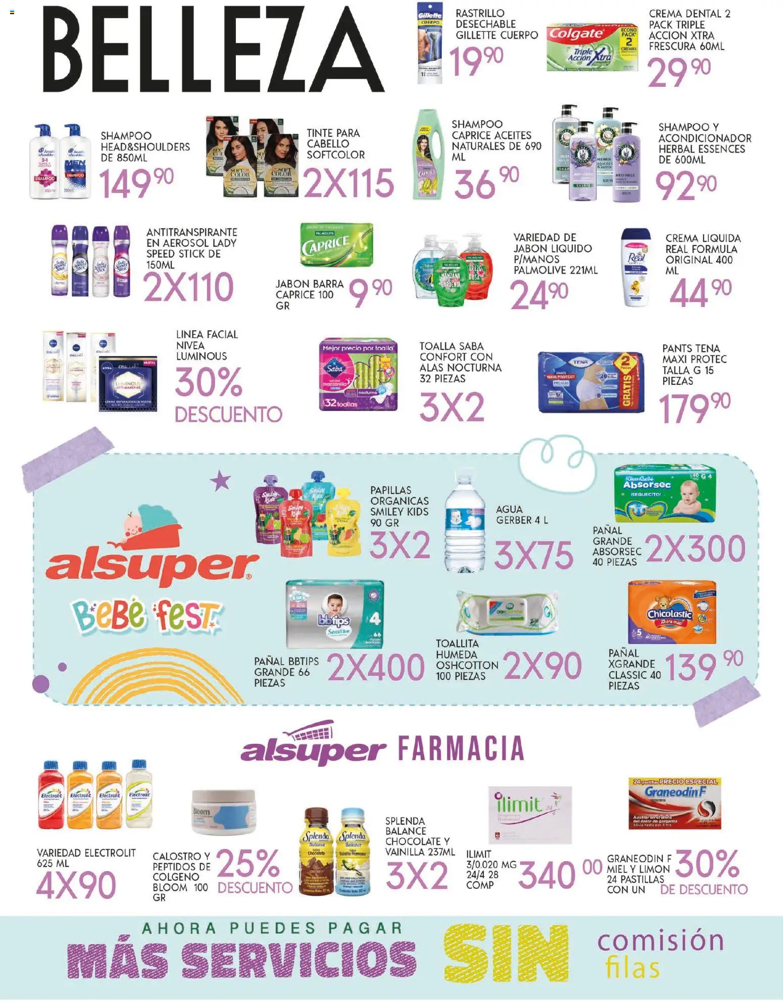 Nuevas ofertas de Alsuper válidas en toda la República Mexicana desde el 21.10.2025. ¡Encuentra las mejores ofertas en Alsuper folleto Durango! | Página: 4 | Productos: Antitranspirante, Barra, Pants, Jabón