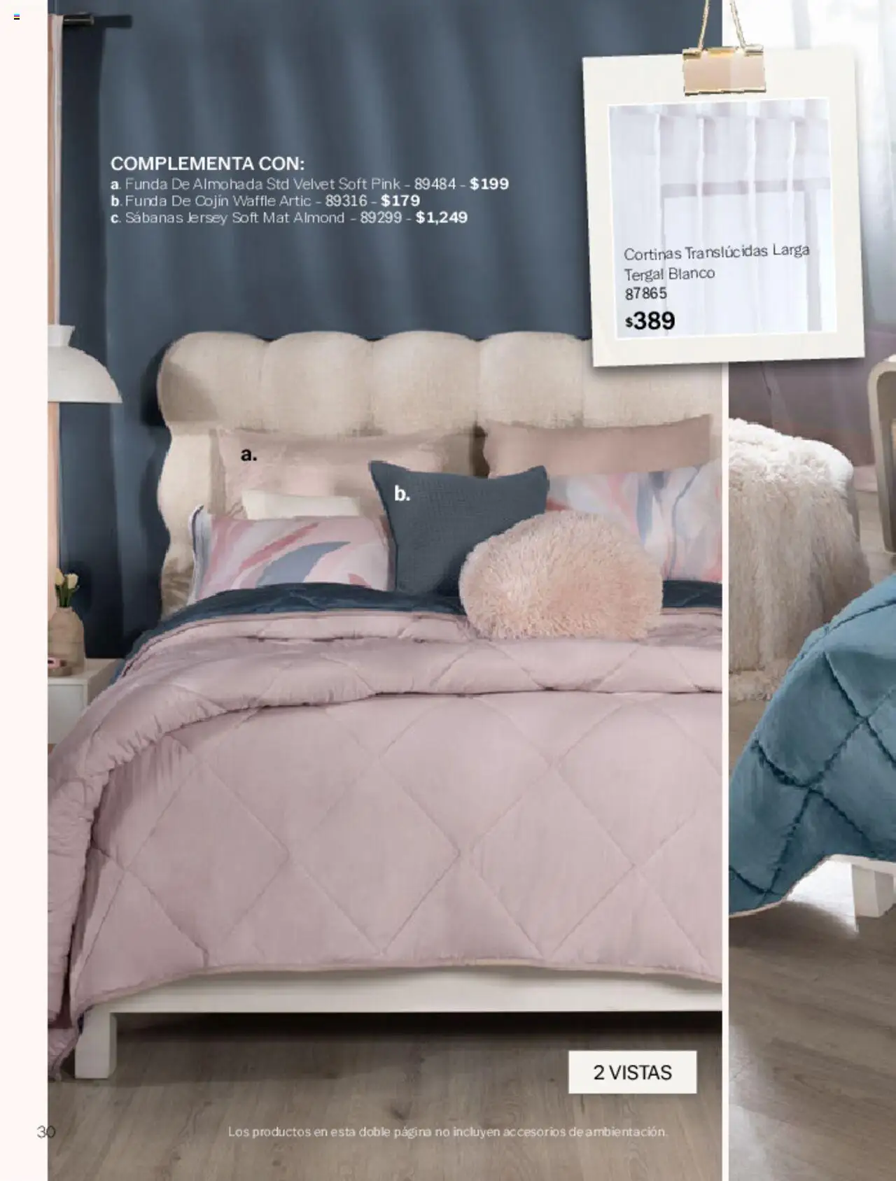 Nuevas ofertas de Vianney válidas en toda la República Mexicana desde el 07.03.2025. ¡Encuentra las mejores ofertas en Vianney catálogo Primavera! | Página: 32 | Productos: Funda, Funda de almohada, Almohada, Sabanas