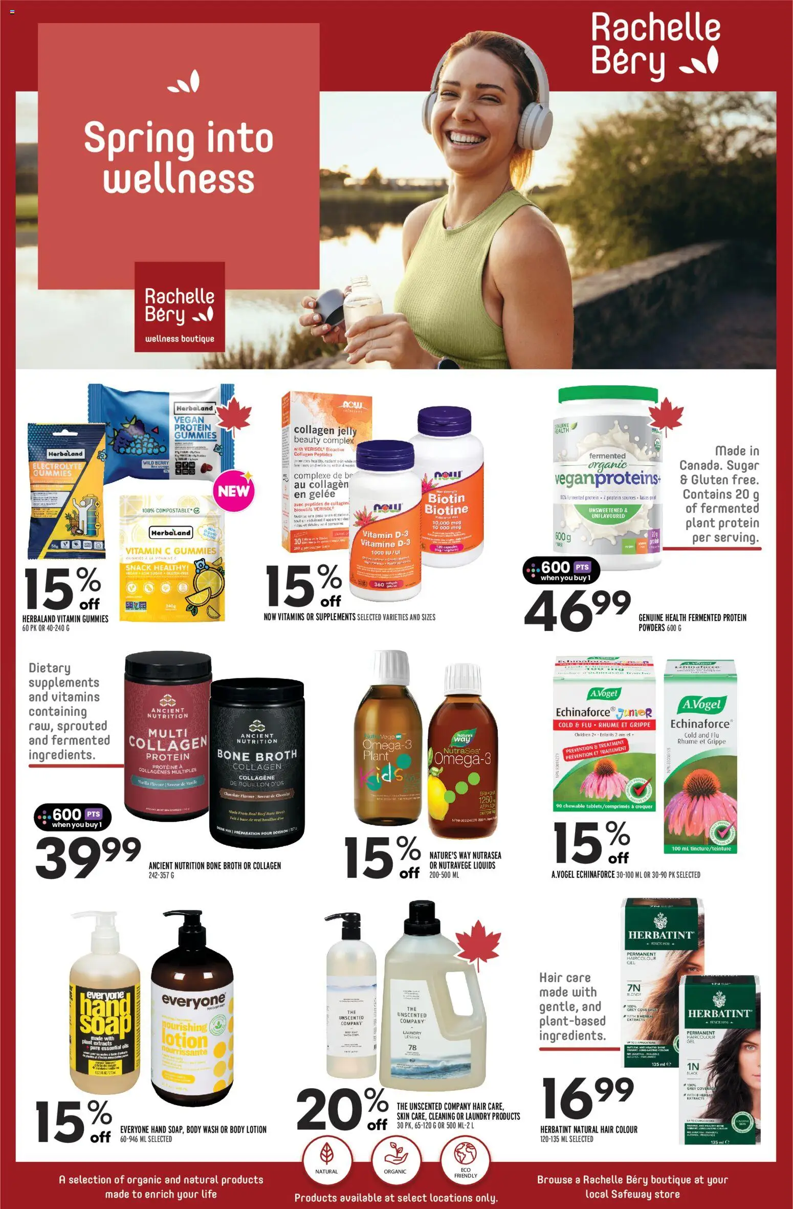 Safeway flyer valid from 19.03.2026 | Page: 5 | Products: Beef, Body lotion, Body wash, Chocolate