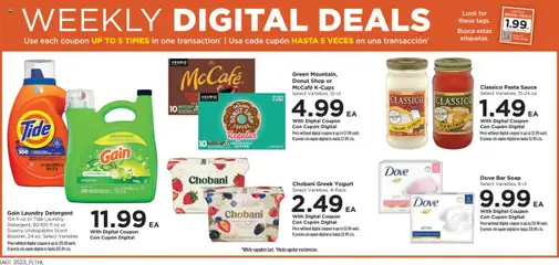 Food 4 Less Weekly Ad - valid from 09.07.2025 | Page: 2 | Products: Cheese, Yogurt, Coffee, Pasta
