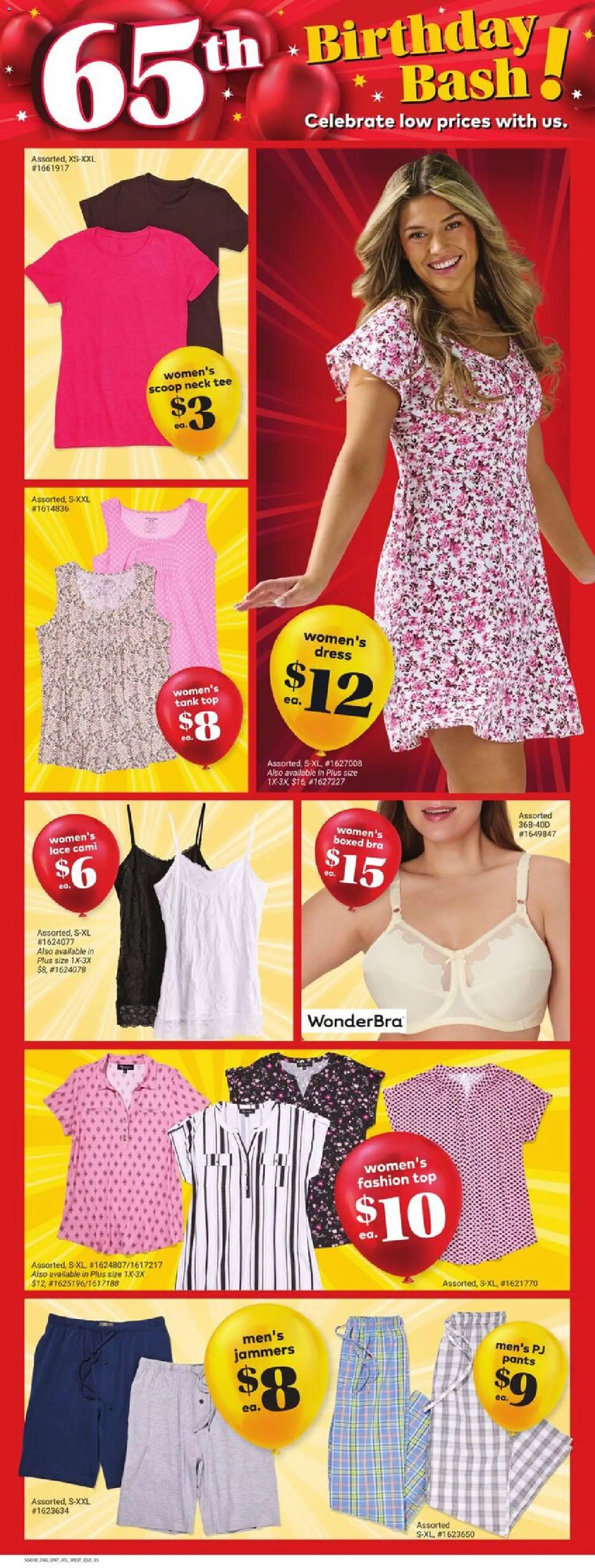 Giant Tiger flyer valid from 22.04.2026 | Page: 8 | Products: Dress, T-shirt, Pants, Bra