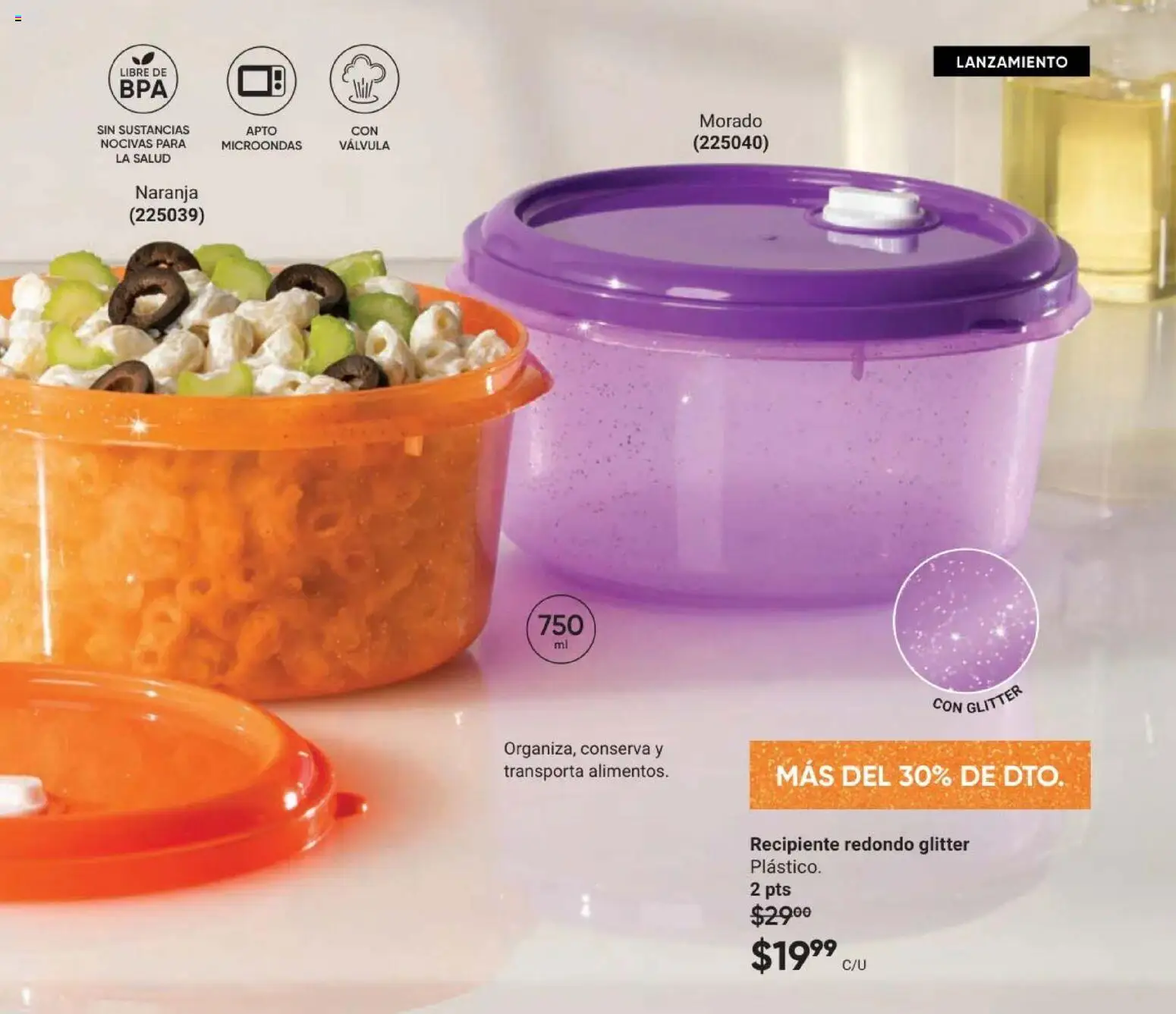 Nuevas ofertas de AVON válidas en toda la República Mexicana desde el 10.01.2026. ¡Encuentra las mejores ofertas en AVON Casa & Estilo 2 2026! | Página: 19 | Productos: Glitter, Microondas, Válvula