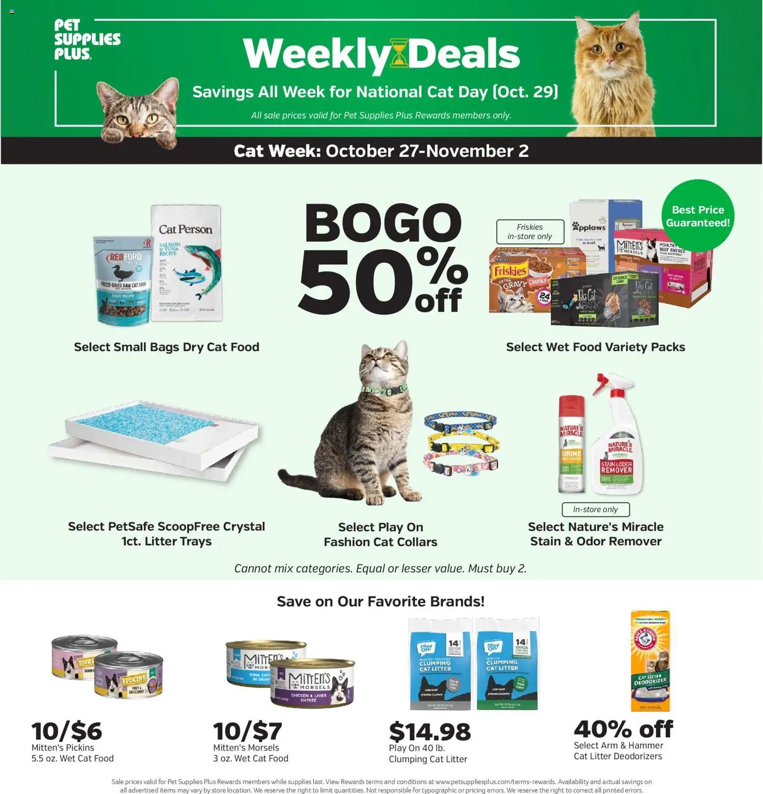 Pet Supplies Plus Ad - valid from 10.11.2025 | Page: 2 | Products: Cat Litter, Hammer, Beef, Poultry