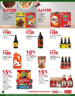 Nuevas ofertas de City Club válidas en toda la República Mexicana desde el 01.09.2025. ¡Encuentra las mejores ofertas en City Club - Catálogo! | Página: 26 | Productos: Jugo, Nuez, Catsup, Galletas
