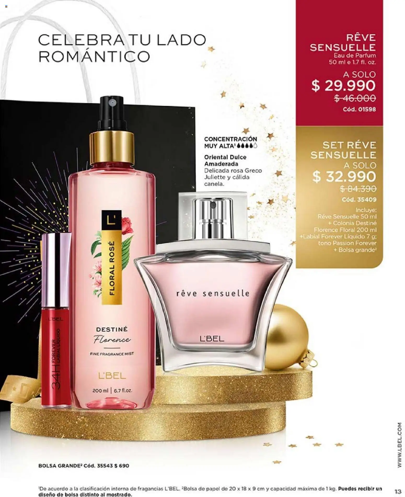 Catálogo L'Bel Campaña 18 │ válido desde el 30.11.2025 | Página: 13 | Productos: Bolsa, Labial