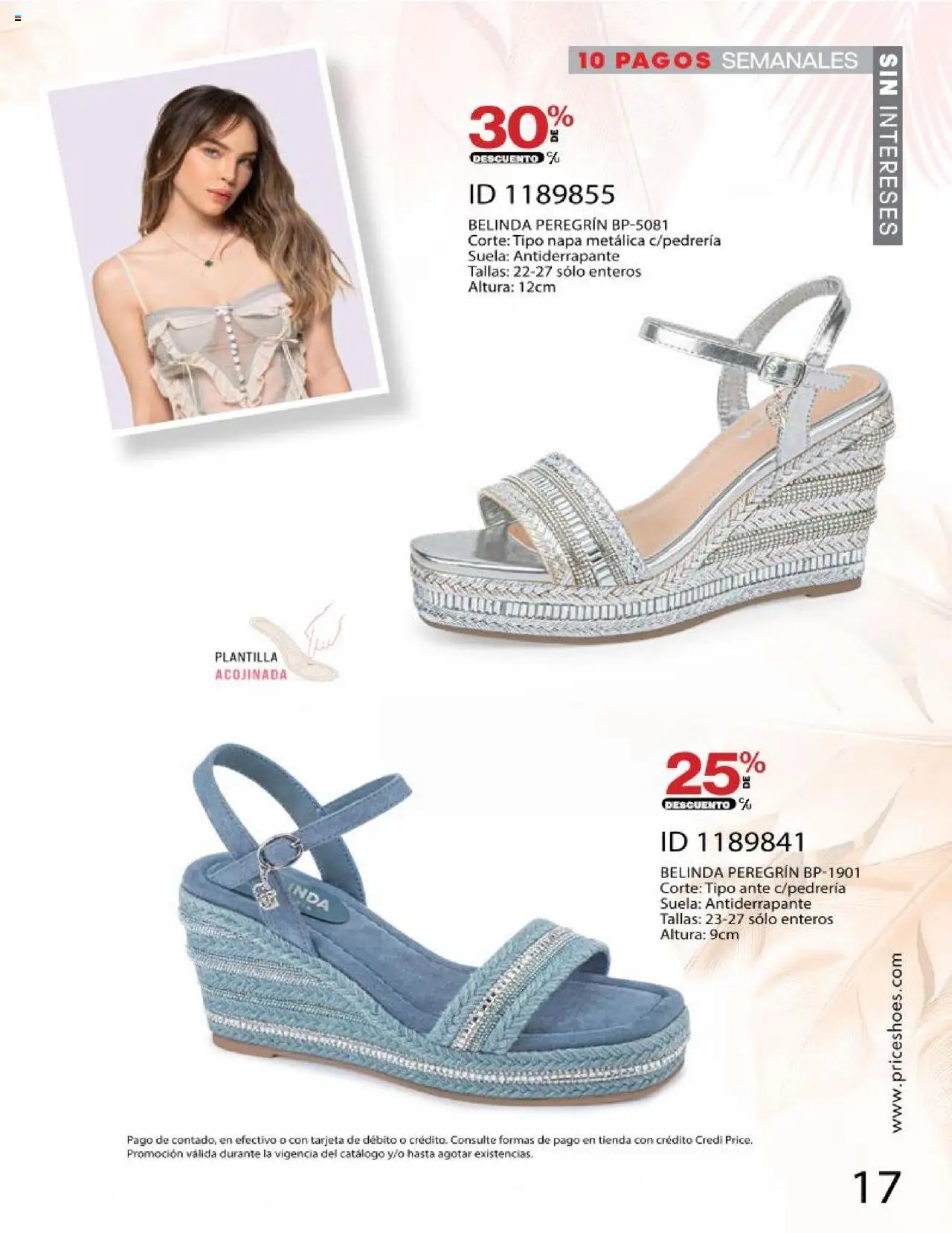 Nuevas ofertas de Price Shoes válidas en toda la República Mexicana desde el 28.04.2025. ¡Encuentra las mejores ofertas en Price Shoes catálogo Calzado PV 2025! | Página: 17