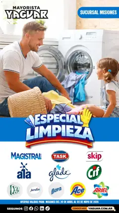 Vista previa Yaguar - Especial Limpieza Misiones válido desde el 20.04.2026