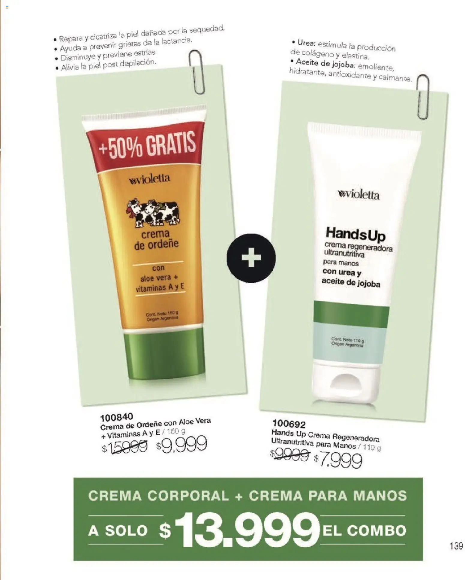 Violetta catálogo │ válido desde el 01.05.2026 | Página: 139 | Productos: Vitaminas, Aceite, Crema