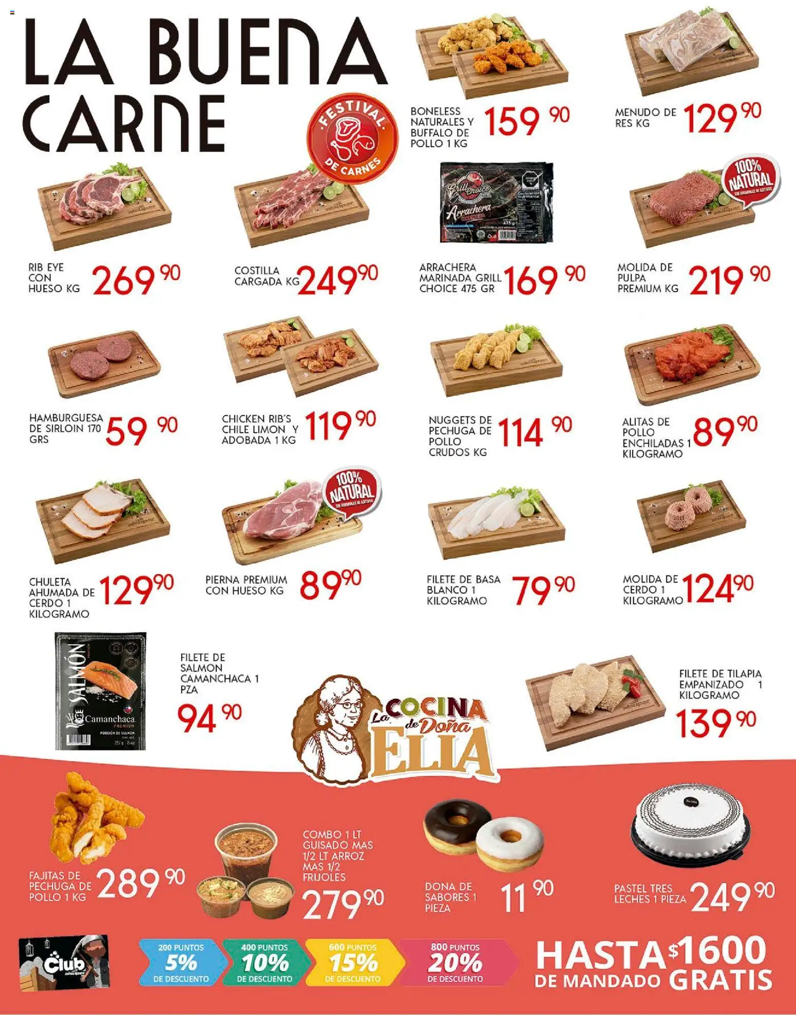 Nuevas ofertas de Alsuper válidas en toda la República Mexicana desde el 07.11.2025. ¡Encuentra las mejores ofertas en Alsuper folleto Zacatecas! | Página: 2 | Productos: Pollo, Cerdo, Arroz, Res