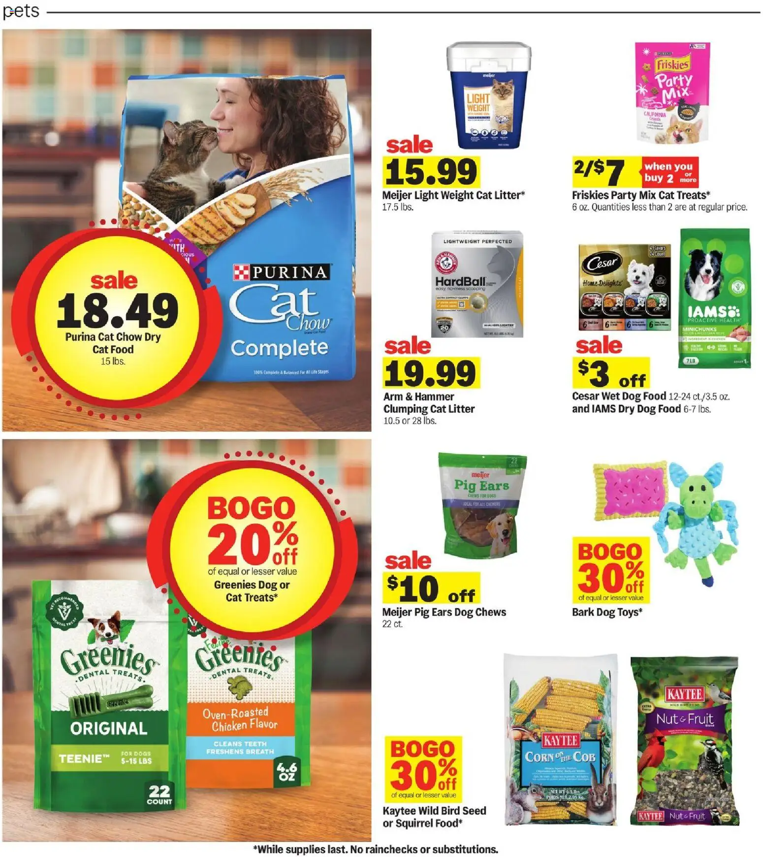 Meijer Weekly Ad - valid from 28.01.2026 | Page: 36 | Products: Corn, Dog Food, Cat Food, Weight