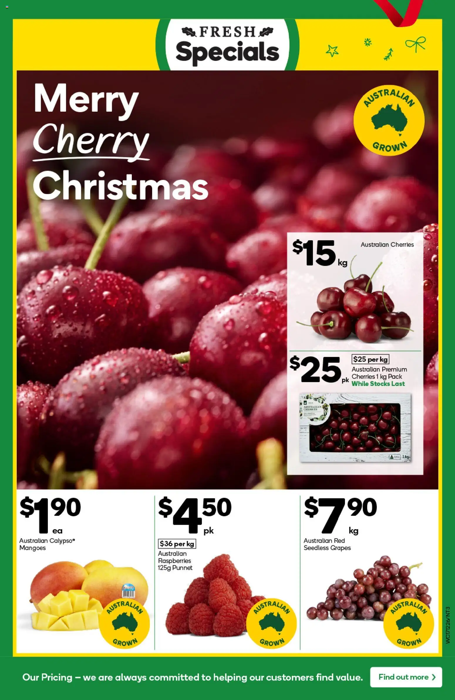 Woolworths catalogue - valid from 17.12.2025 | Page: 3 | Products: Cherries, Grapes
