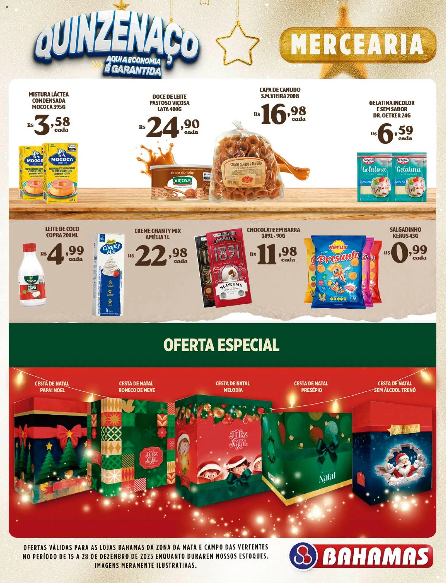 Bahamas Supermercados Folheto - válido de 15.12.2025 | Página: 3 | Produtos: Neugebauer, Chocolate, Doce de leite, Leite de coco