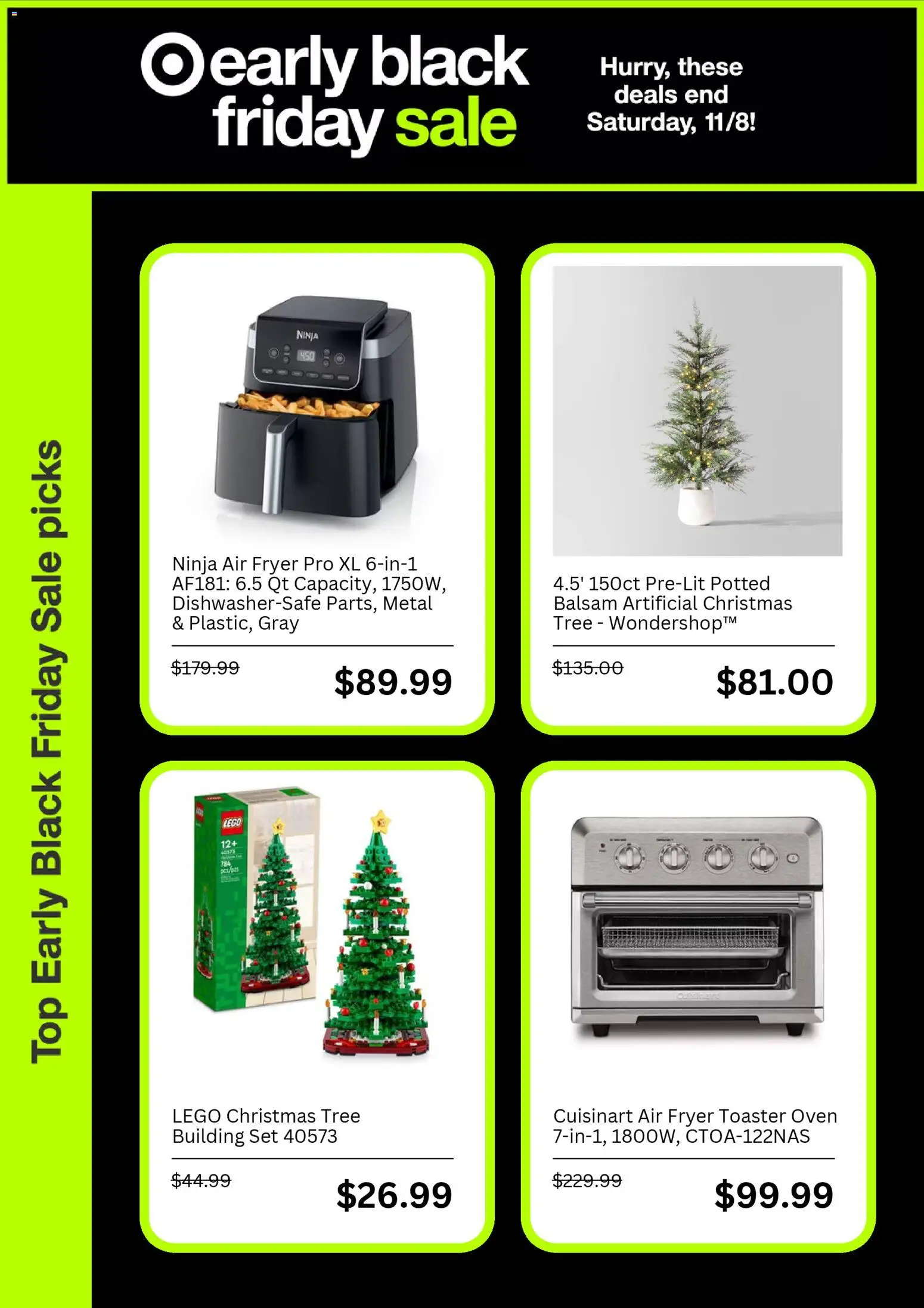 Target Early Black Friday - valid from 06.11.2025 | Page: 2 | Products: Toaster, Fryer, Oven