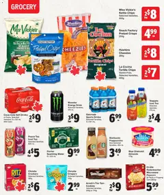 Preview of Quality Foods weekly flyer / circulaire from shop Quality Foods valid from 30.10.2025 | Page: 9 | Products: Tea, Chips, Cookies, Kettle