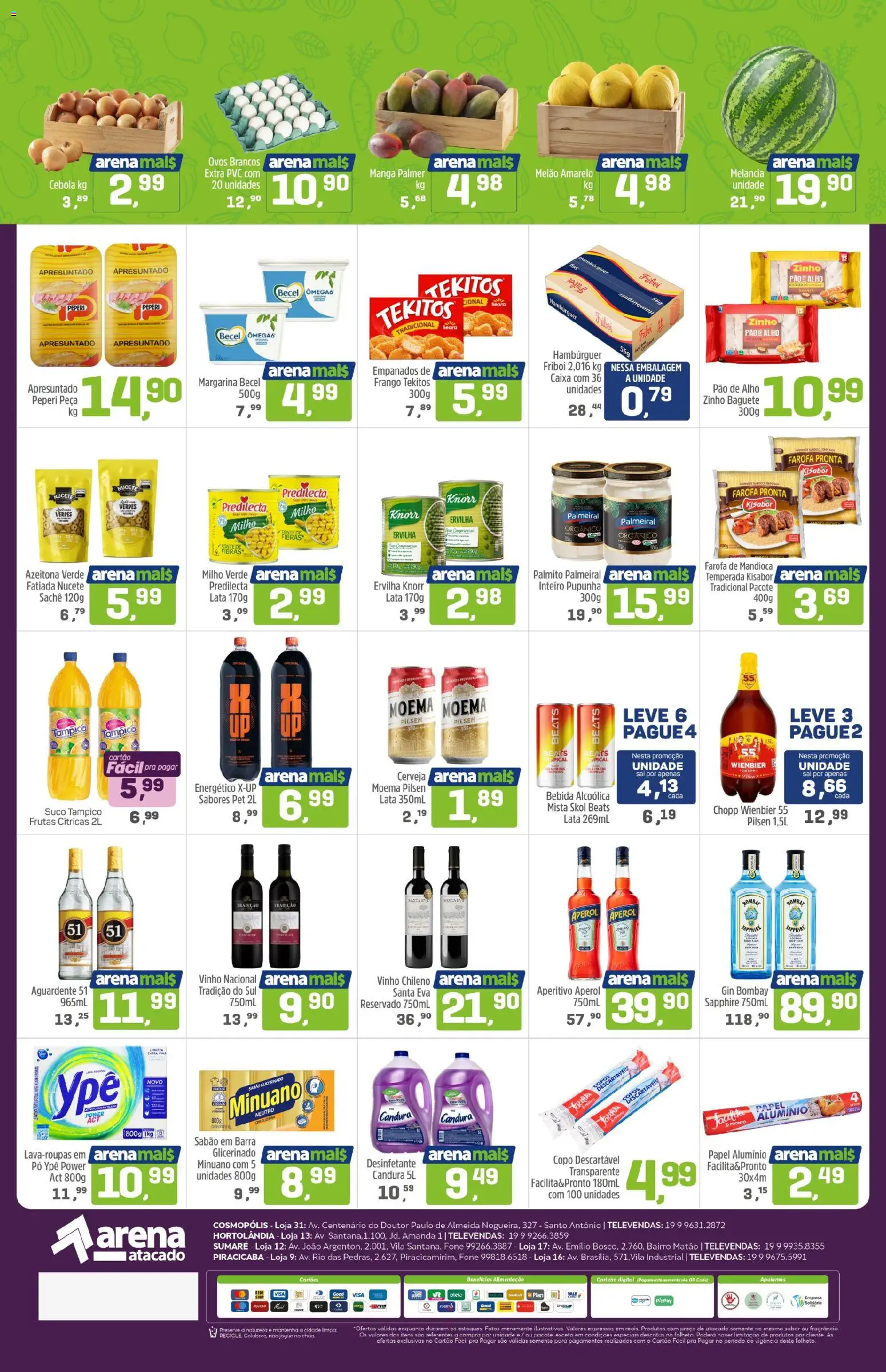 Arena Atacado Folheto - válido de 26.12.2025 | Página: 2 | Produtos: Melancia, Mandioca, Knorr, Pá