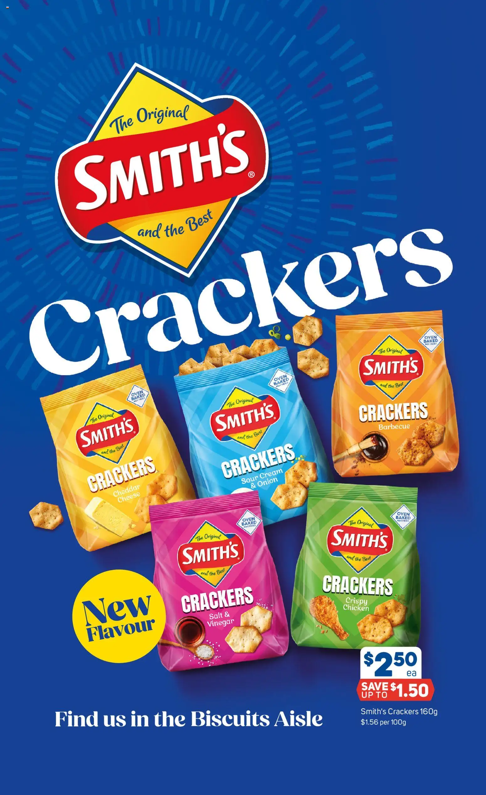 Foodland catalogue - valid from 11.03.2026 | Page: 34 | Products: Crackers, Cream, Salt, Vinegar