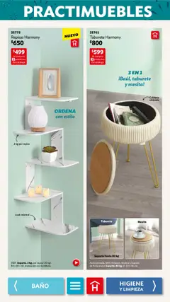 Nuevas ofertas de Betterware válidas en toda la República Mexicana desde el 04.08.2025. ¡Encuentra las mejores ofertas en Betterware - Campaña 8 2025! | Página: 8 | Productos: Repisa, Espuma, Baño
