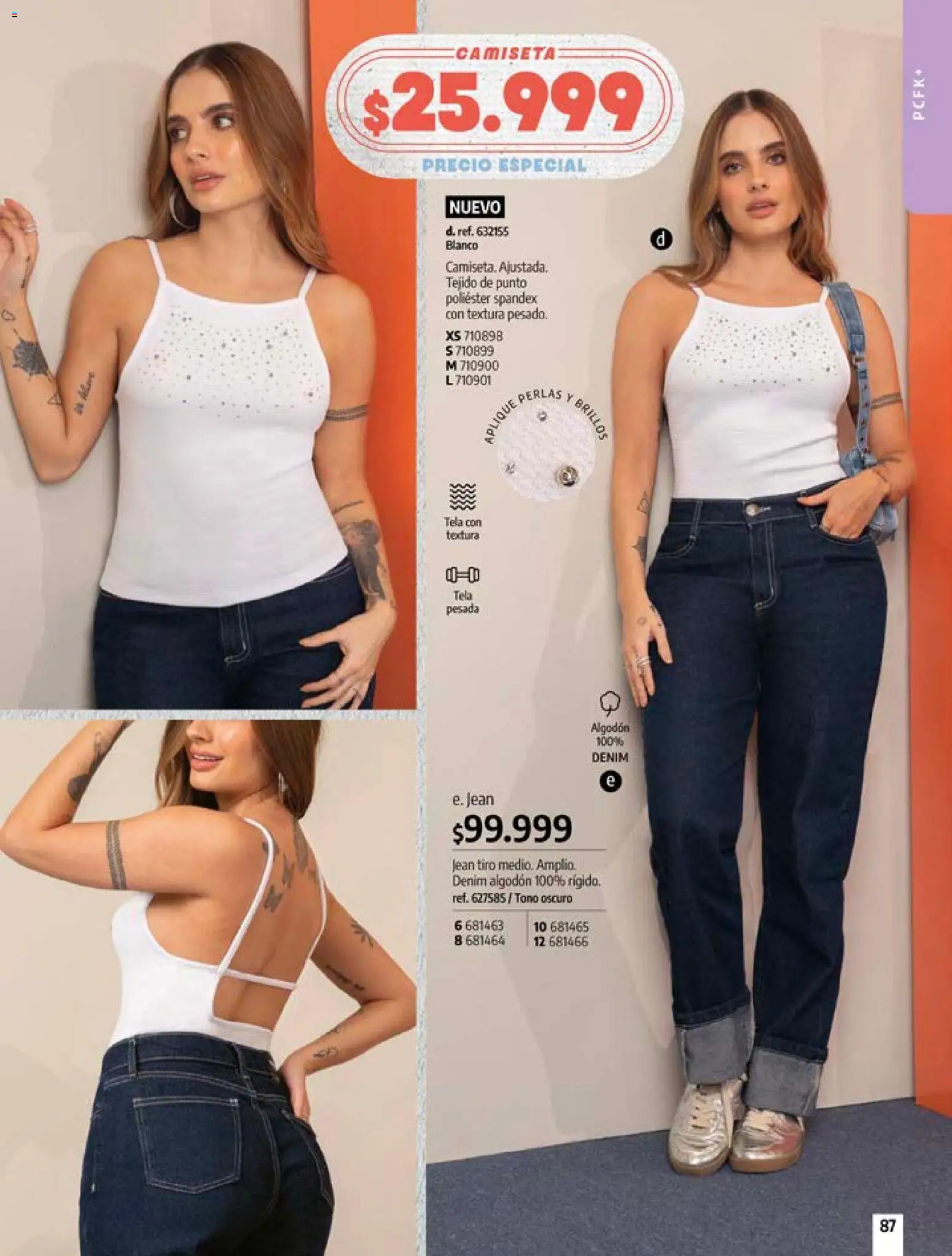 Pacifika revista - valida desde el 24.04.2026 | Página: 87 | Productos: Algodón, Jean, Camiseta