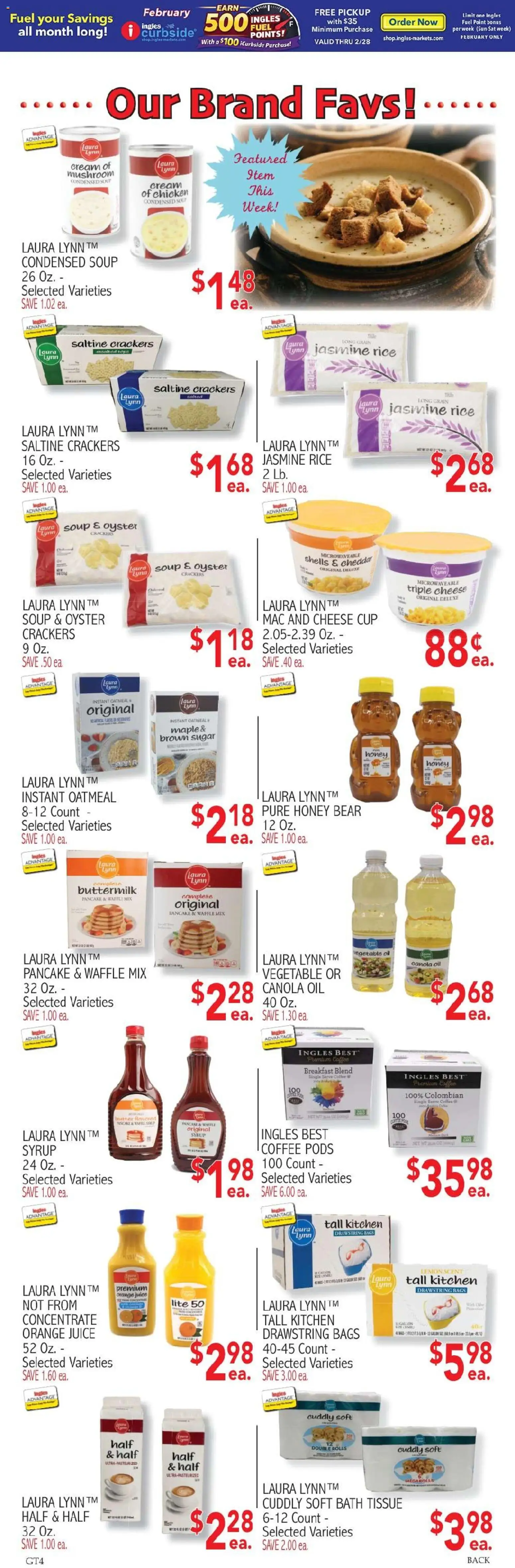 Ingles - Weekly flyer - valid from 25.02.2026 | Page: 8 | Products: Cheese, Coffee, Rice, Sugar