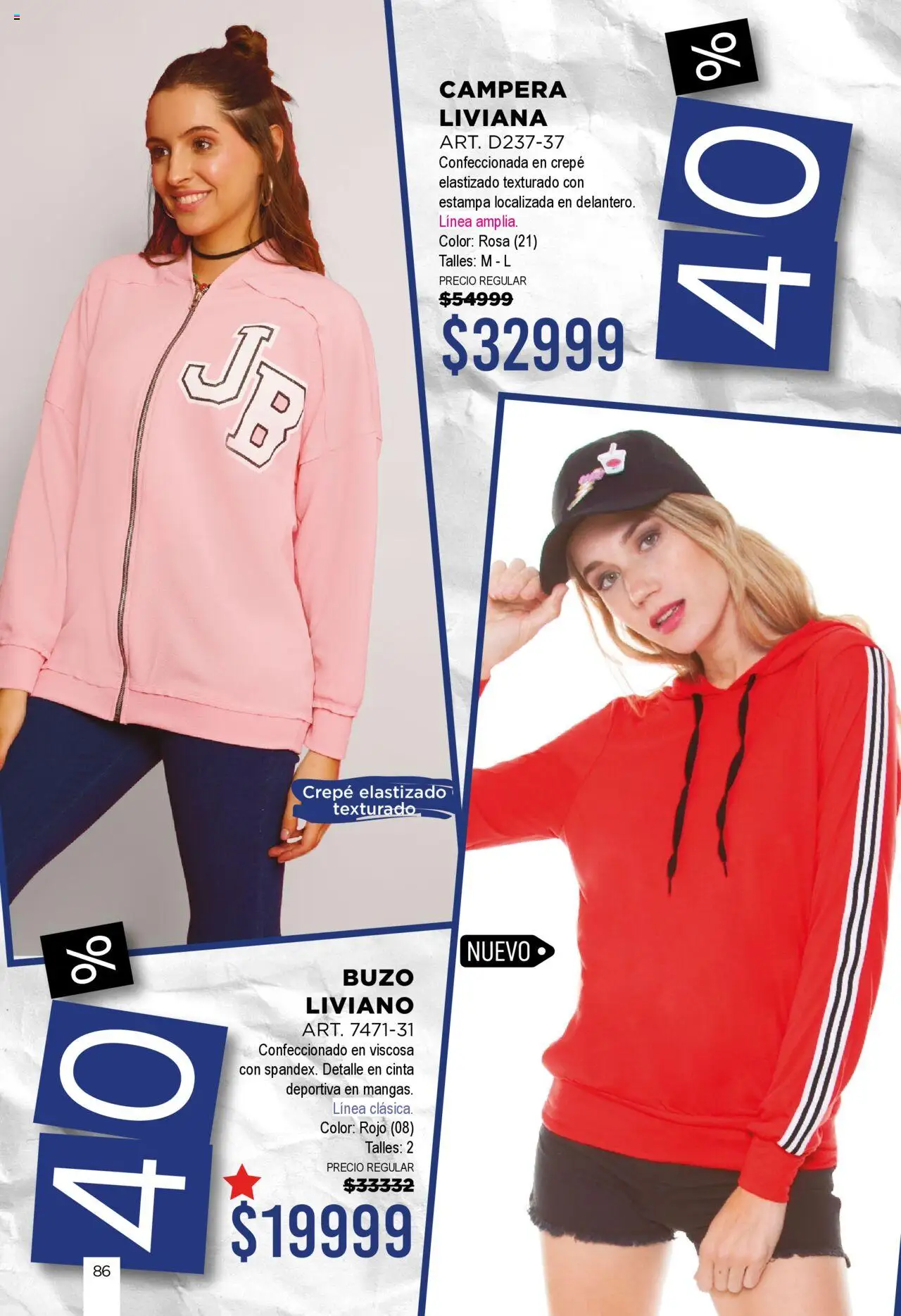 Juana Bonita catálogo │ válido desde el 07.05.2025 | Página: 86 | Productos: Buzo, Campera, Cinta