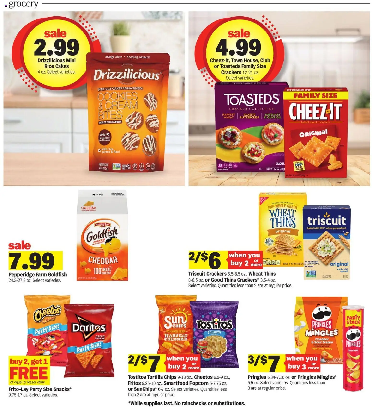 Meijer Weekly Ad - MI - valid from 02.01.2026 | Page: 12 | Products: Chips, Cream, Cookies, Salt