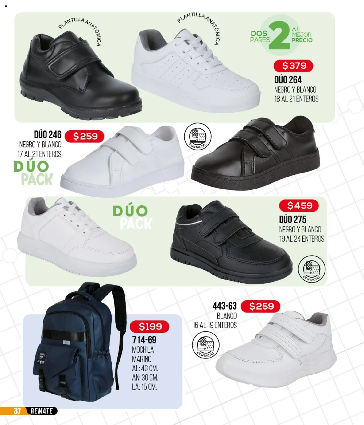 Nuevas ofertas de Cklass válidas en toda la República Mexicana desde el 14.04.2026. ¡Encuentra las mejores ofertas en Cklass catálogo 3X2 Digital Ropa! | Página: 134 | Productos: Mochila