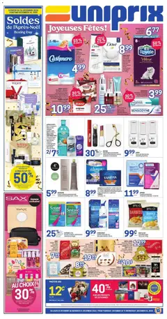 Preview of Uniprix weekly flyer / circulaire from shop Uniprix valid from 25.12.2025
