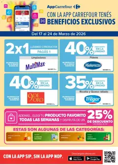 Vista previa Carrefour Express - Ofertas válido desde el 17.03.2026 | Página: 2 | Productos: Queso, Café, Fideos