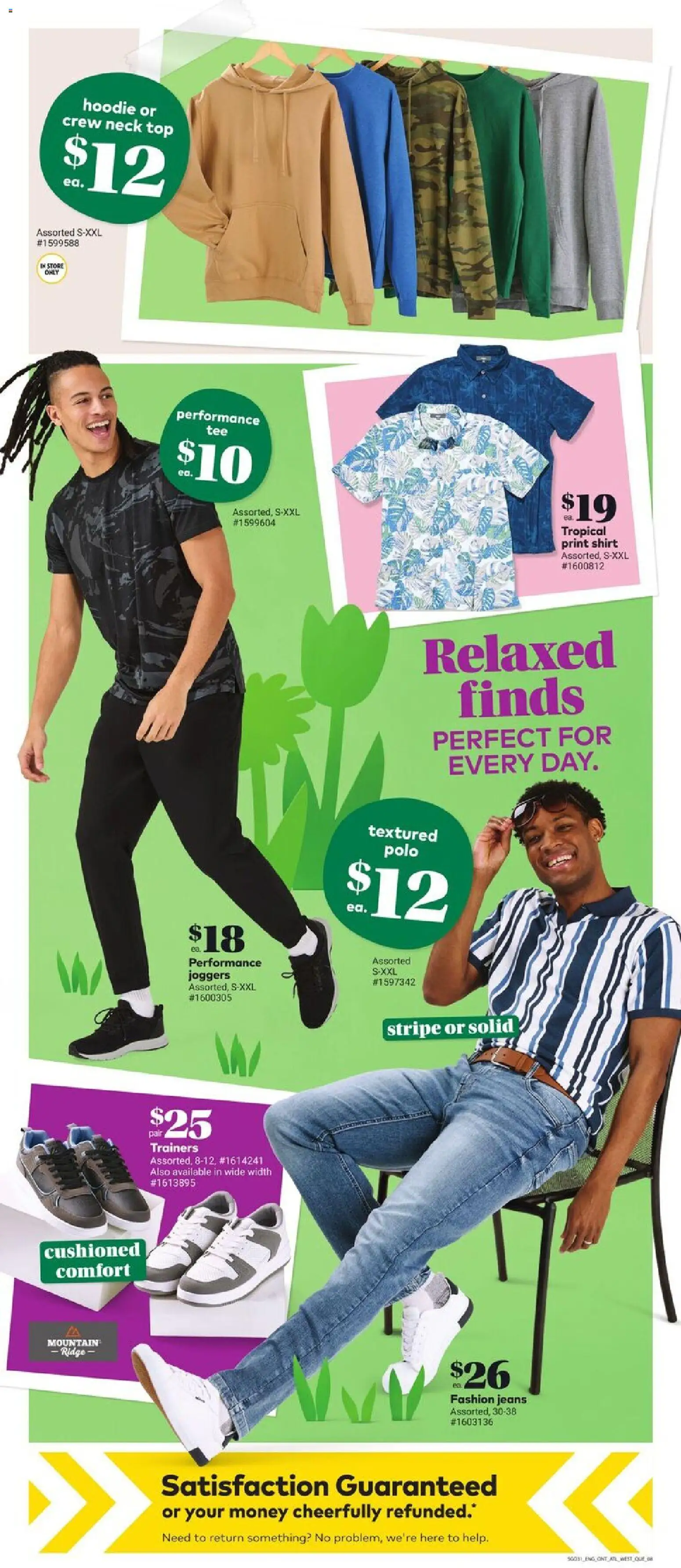 Giant Tiger flyer valid from 04.03.2026 | Page: 10 | Products: Jeans, Ridge, Shirt, Hoodie