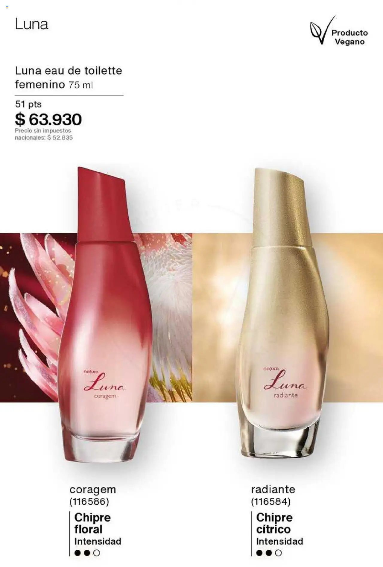 Catálogo Natura Ciclo 8 │ válido desde el 03.06.2025 | Página: 52 | Productos: Eau de toilette, Radiante