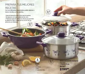 Vista previa de Batería de aluminio mariposas, Aluminio. (192855) 97 pts, nuevo folleto de la tienda, válido en México a partir del 20.02.2026 | Página: 55 | Productos: Válvula, Té, Batería