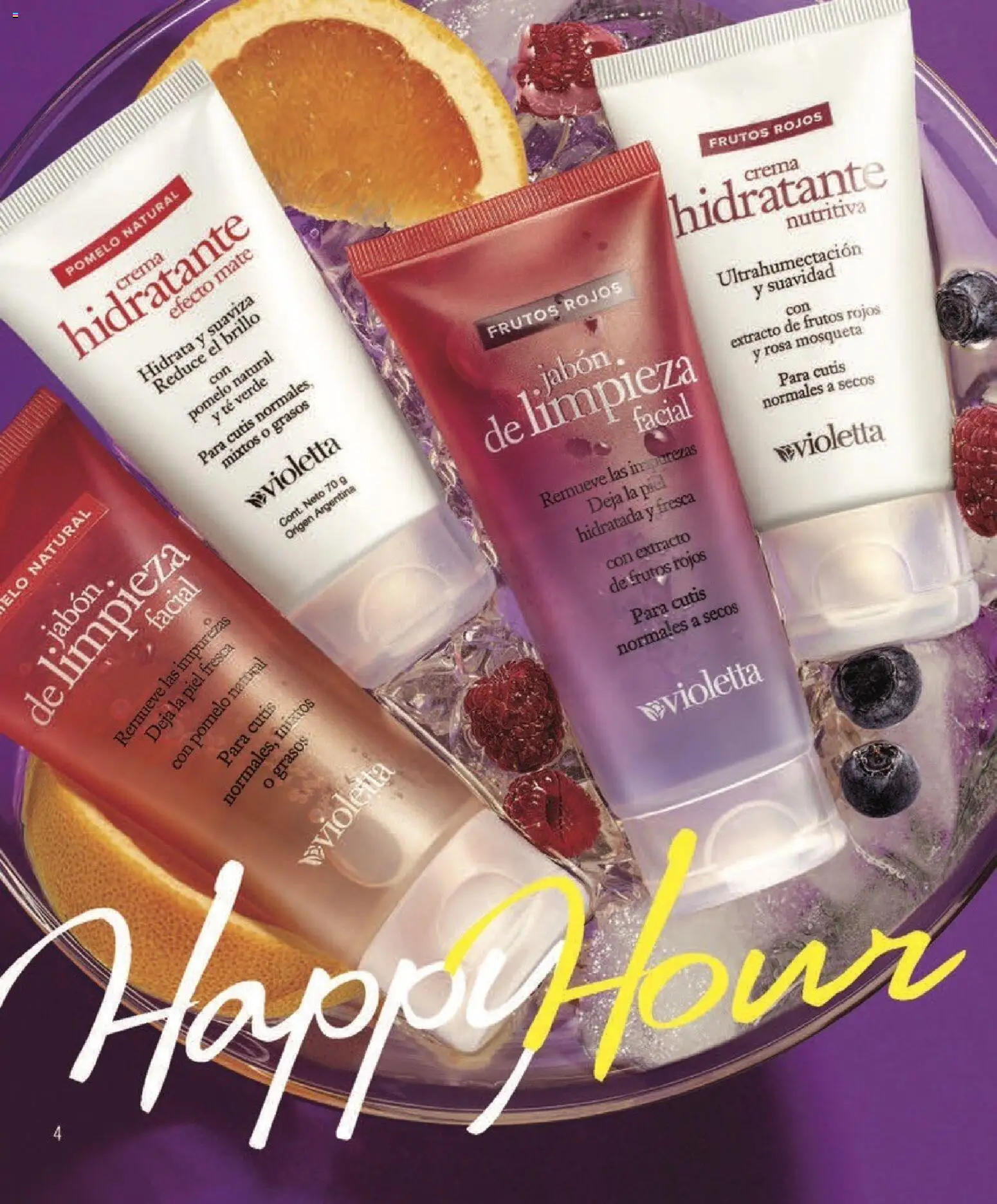 Violetta - Violetta Cosméticos │ válido desde el 05.02.2026 | Página: 4 | Productos: Brillo, Jabón, Pomelo, Crema