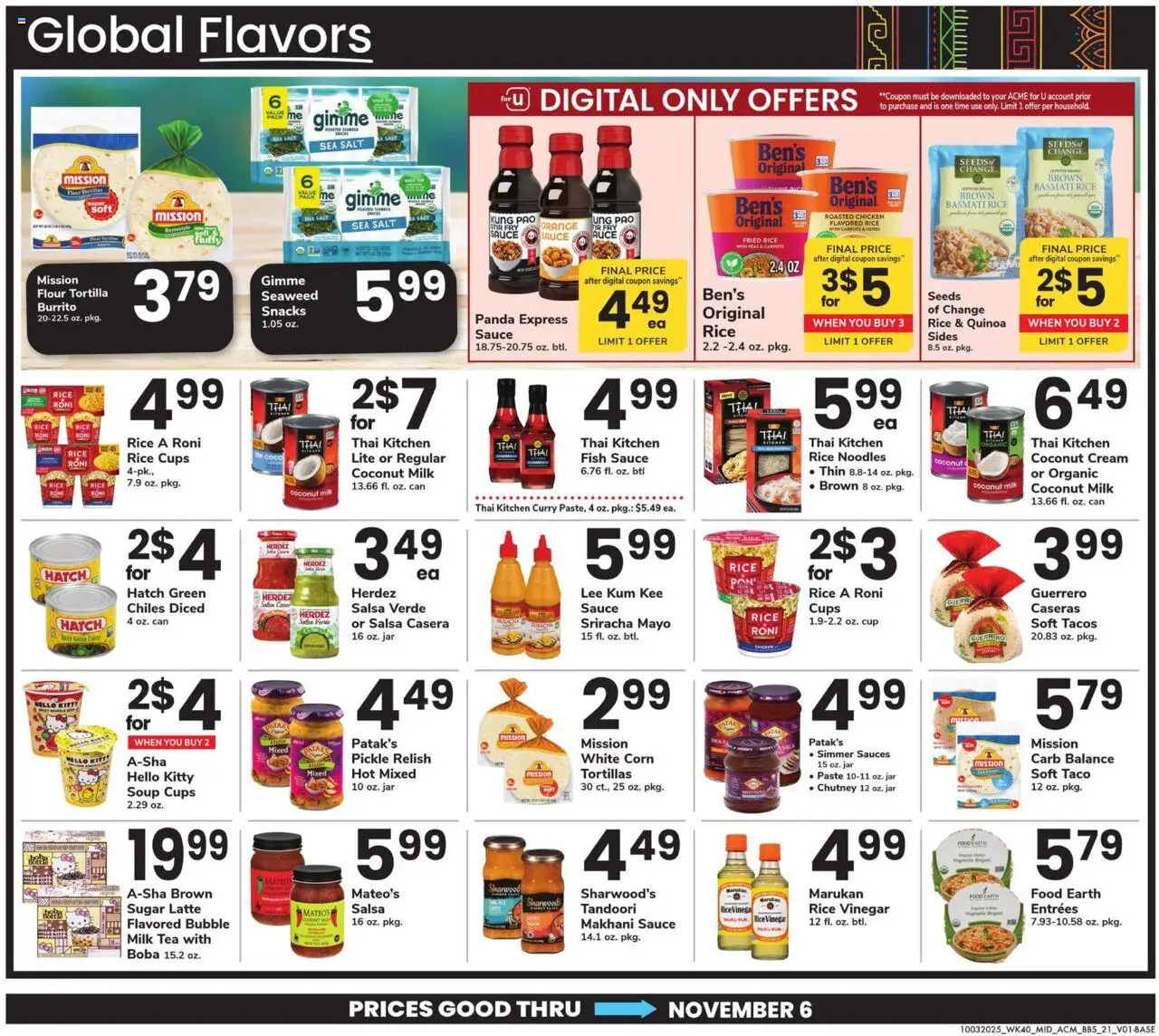 Acme Big Book of Savings - valid from 03.10.2025 | Page: 21 | Products: Corn, Rice, Tea, Salt