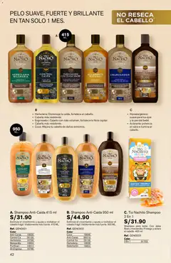 Vista previa de folleto Leonisa - Aliados Celebra A Mamá de la Leonisa válido desde 07.04.2026 | Página: 42 | Productos: Shampoo, Aceite