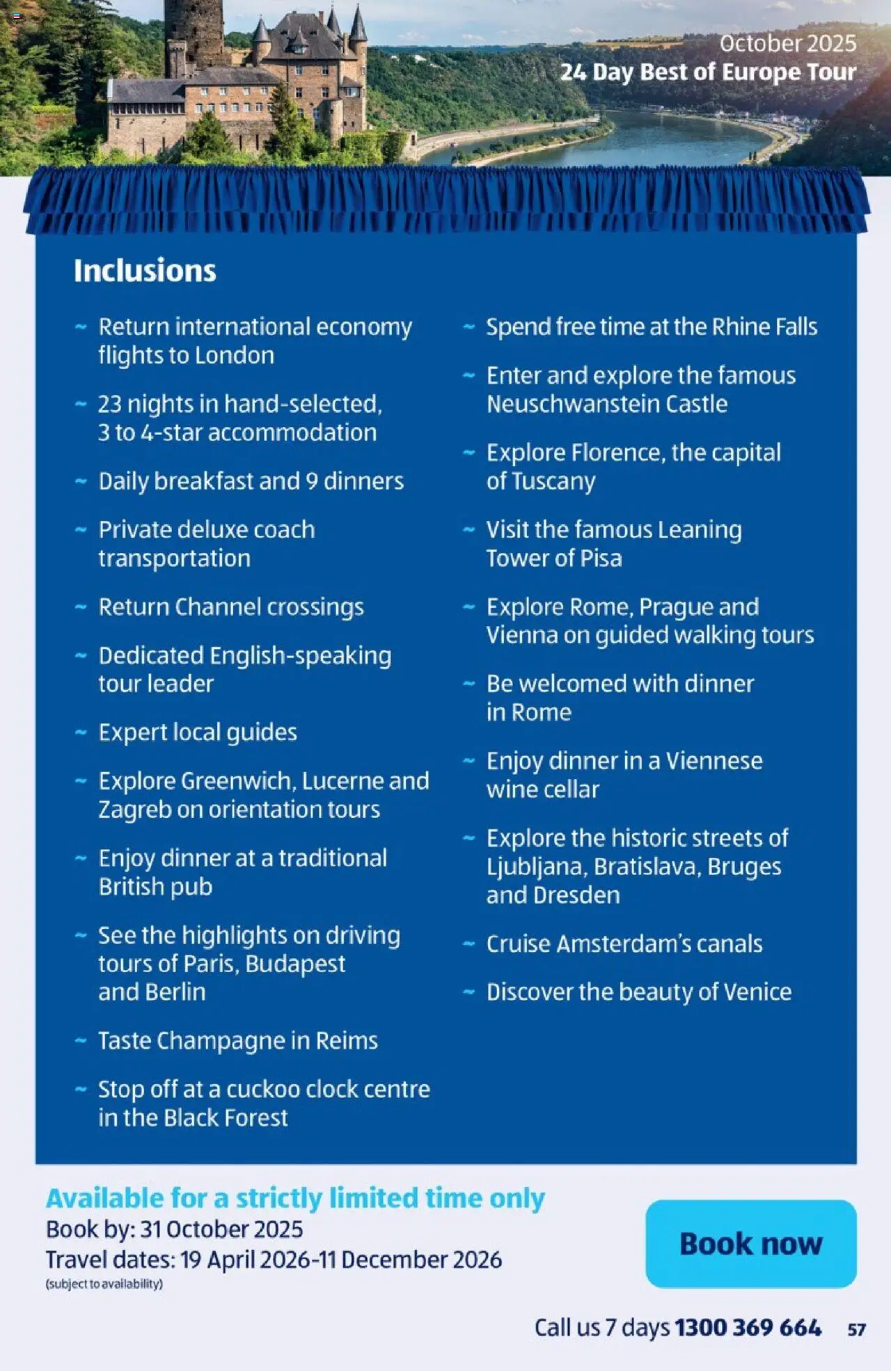 Aldi catalogue - valid from 01.10.2025 | Page: 57 | Products: Wine, Clock
